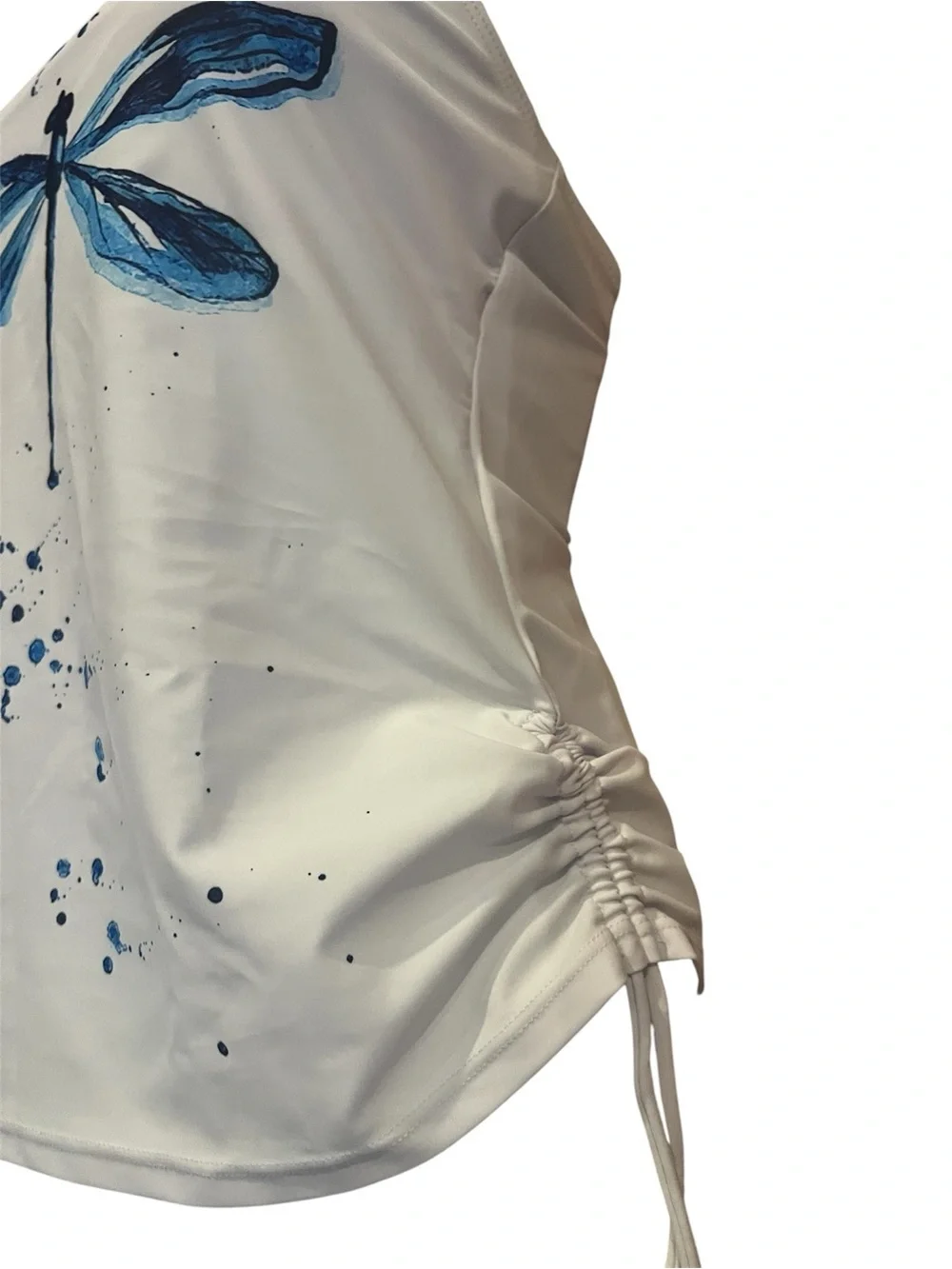 Women’s Dragonfly Print Halter Swimsuit Top – Size M – NWOT